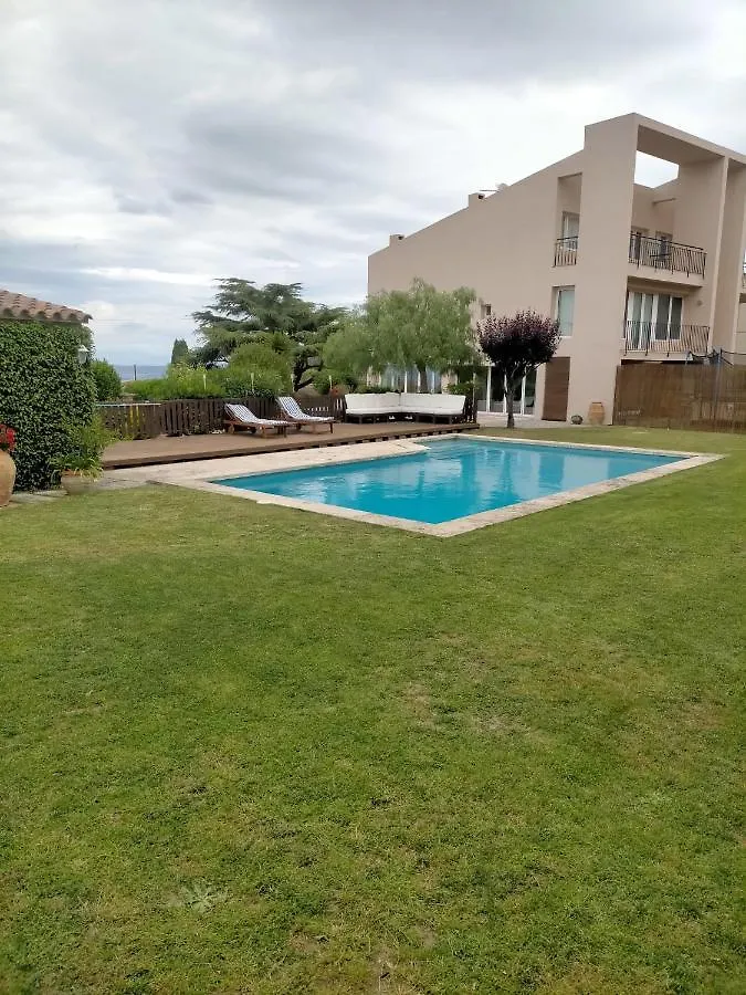 Romantic Modern Apartment Private Swimming Pool 5 Min Walk From Begur Centre 0*,